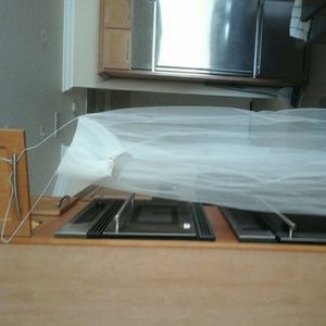 8ft wedding veil and blusher